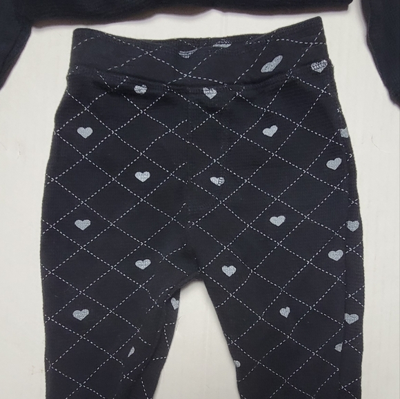 LITTLE MISH 2 Piece Sweatsuit Girls Size 24m - Picture 4 of 9